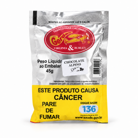 Fumo para Cachimbo Geross Chocolate Alpino - Pacote (45g)