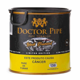 Fumo para Cachimbo Doctor Pipe Black Diamond - Lata (50g)