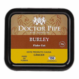 Fumo para Cachimbo Doctor Pipe Burley Flake - Lata (50g)