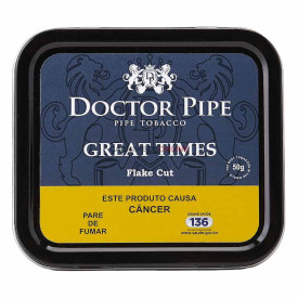 Fumo para Cachimbo Doctor Pipe Great Times Flake - Lata (50g)