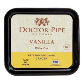 Fumo para Cachimbo Doctor Pipe Vanilla Flake - Lata (50g)