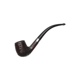 Cachimbo Peterson Junior Nickel Mounted Bent Billiard Fishtail