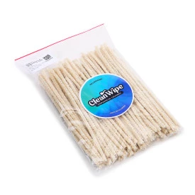 Limpador de Cachimbo em Algodão CleanWipe - Pacote com 100